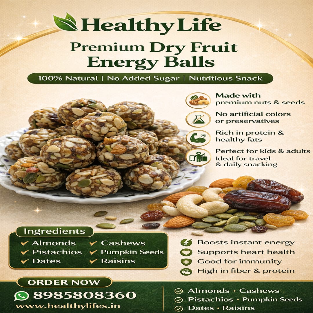 DRY FRUIT ENERGY BALL'S